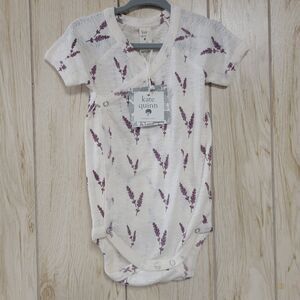 Kate Quinn Pointelle Wrap Kimono Bodysuit